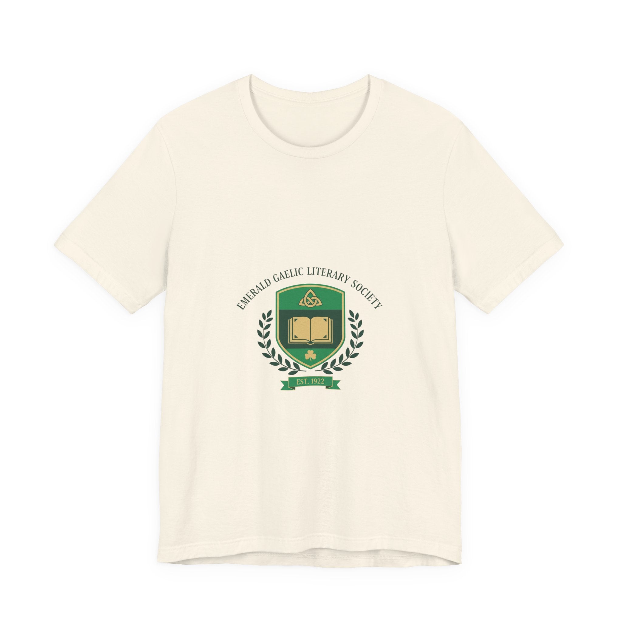 Celtic Crest Library Logo T-Shirt | Gaelic serif crest, Irish heritage