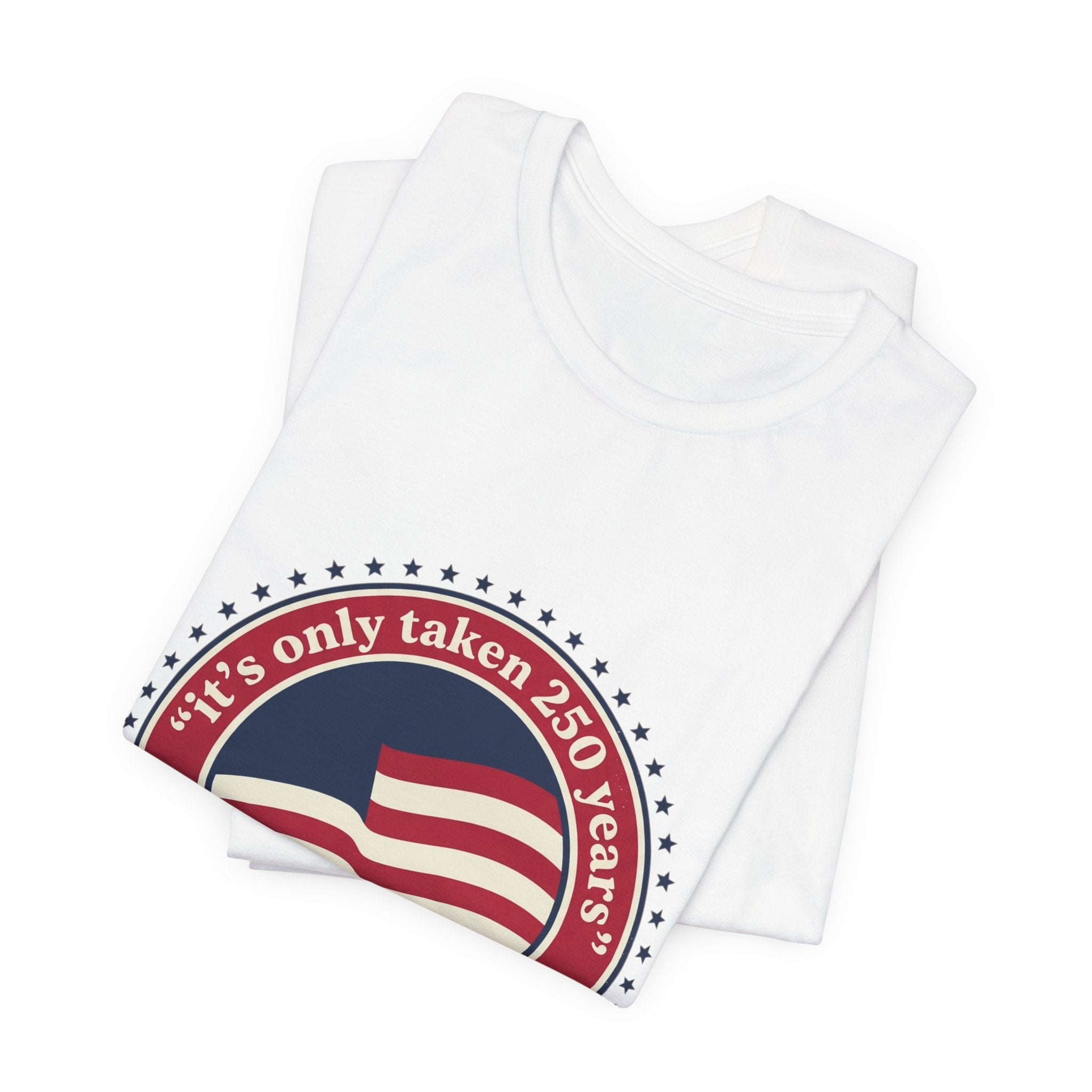 USA 250 Vintage Distressed Flag Tee | 1776–2026 Memorial Day