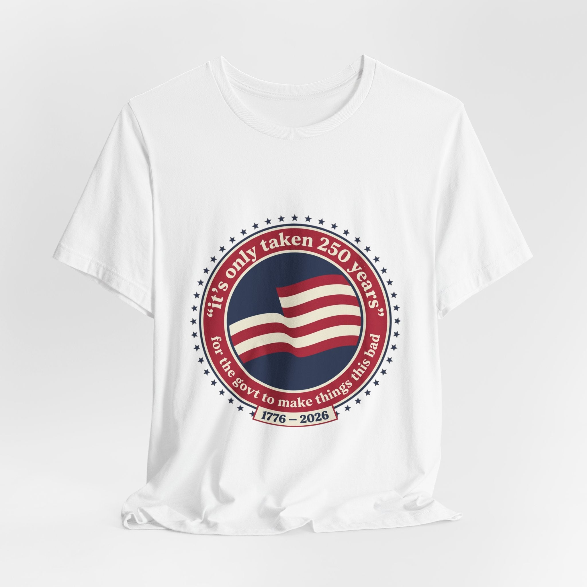 USA 250 Vintage Distressed Flag Tee | 1776–2026 Memorial Day