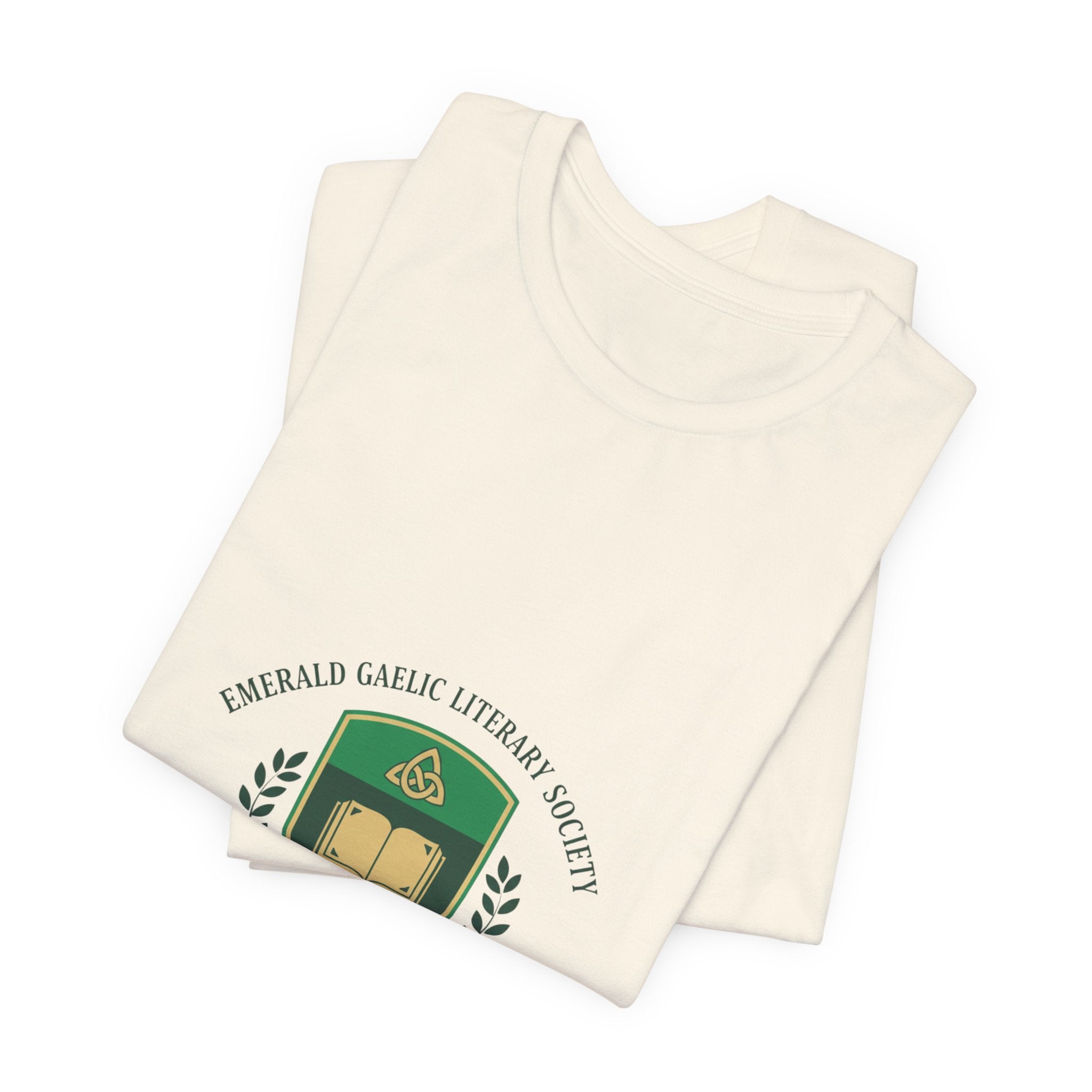 Celtic Crest Library Logo T-Shirt | Gaelic serif crest, Irish heritage