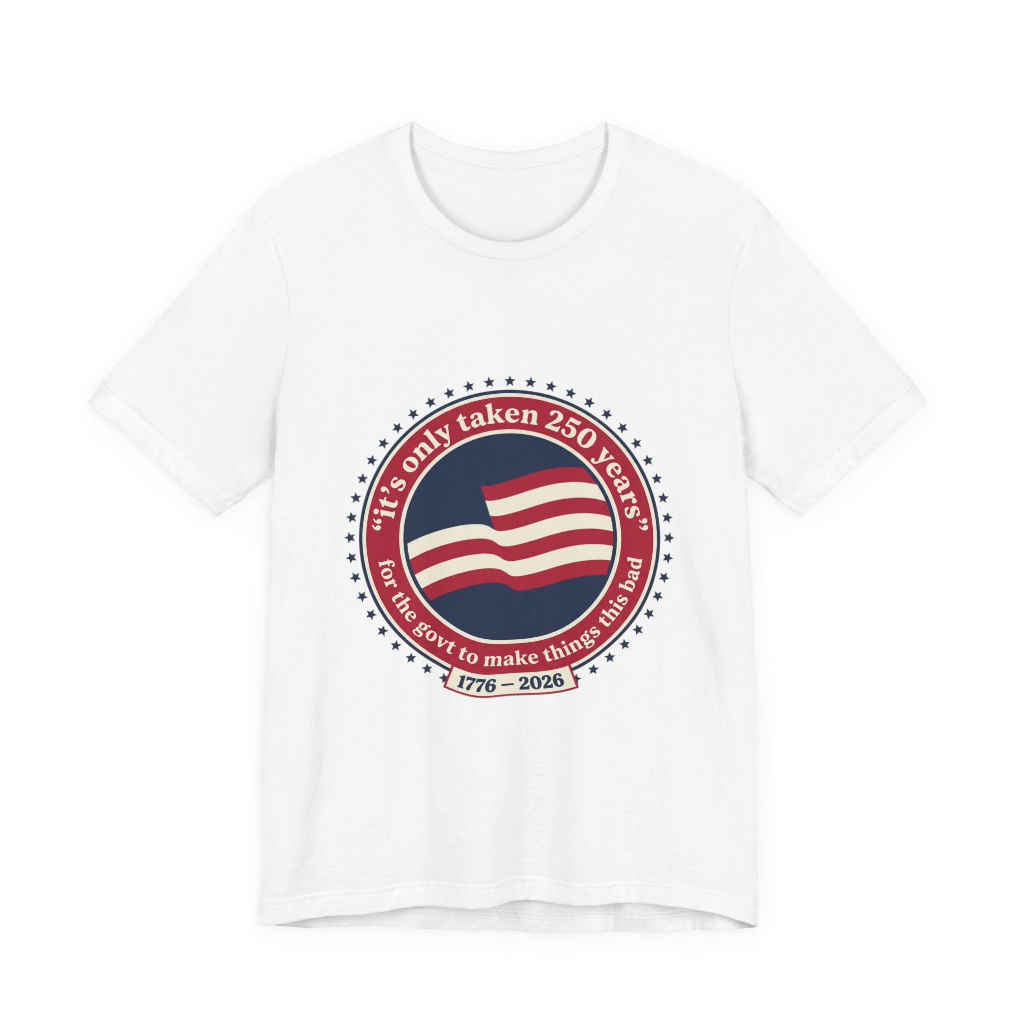 USA 250 Vintage Distressed Flag Tee | 1776–2026 Memorial Day