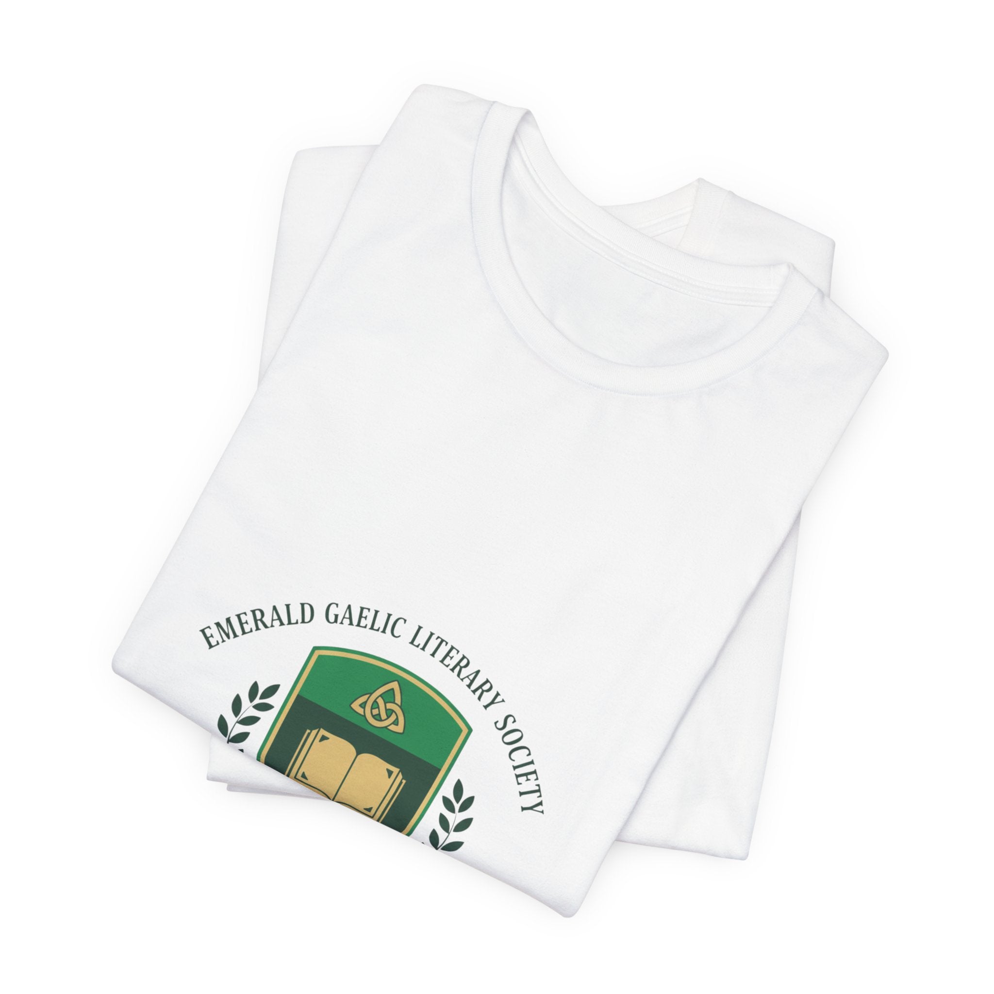 Celtic Crest Library Logo T-Shirt | Gaelic serif crest, Irish heritage